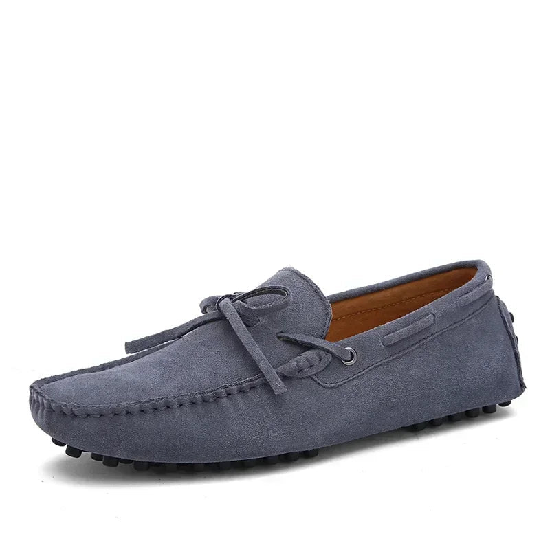 Men's Genuine Leather Loafers - Soft Casual Driving Moccasins for Everyday Comfort