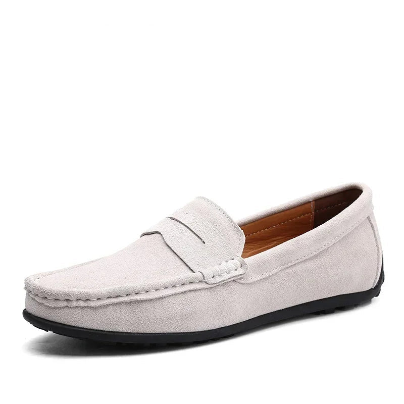 Men's Genuine Leather Loafers - Stylish Casual Shoes